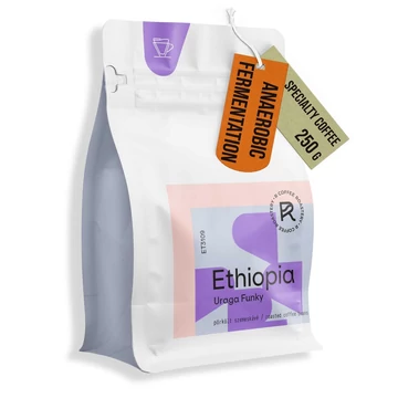 ETIOPIA URAGA Funky specialty szemes kávé 250g