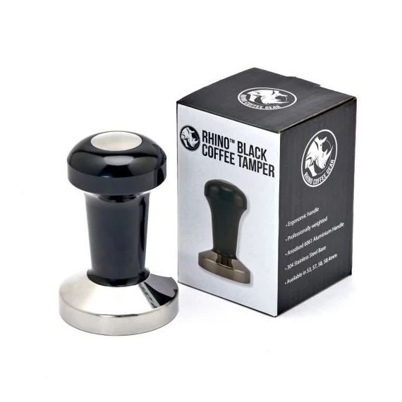Rhino Pro Black Tamper 58mm